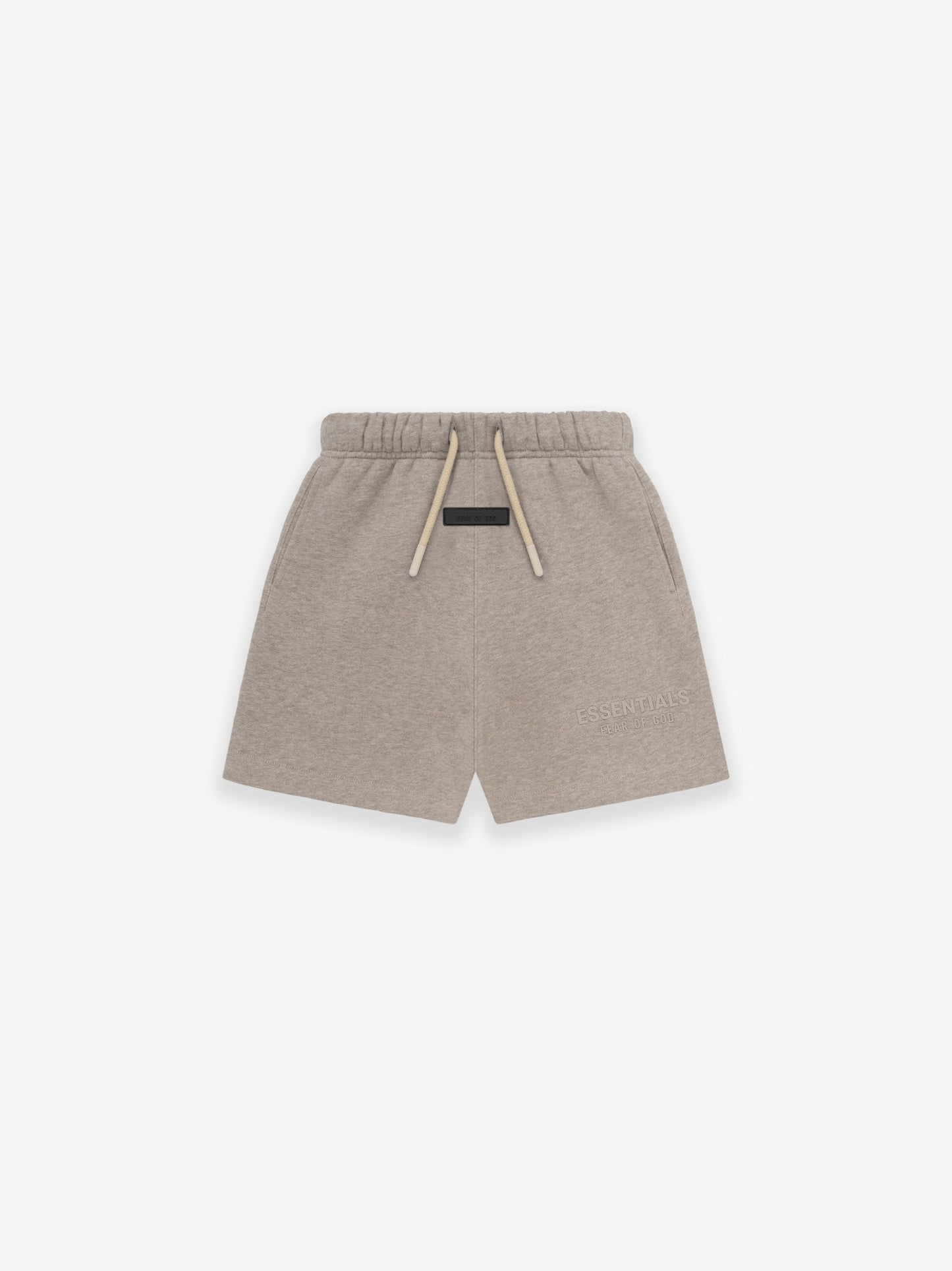 Kids Fear of God Essentials Core Heather Sweat Shorts