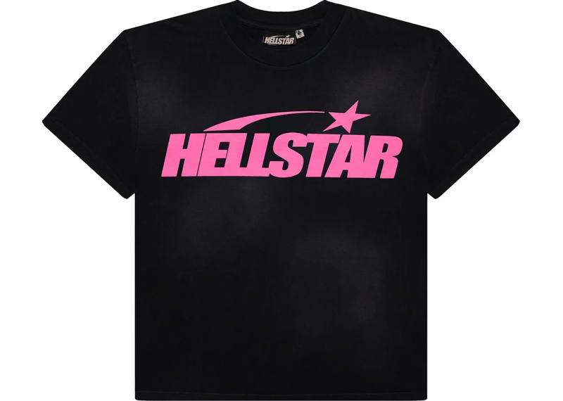 Hellstar Classic T-Shirt (Regular Print) Black/Pink