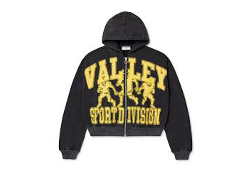 Vale Forever FRIDAY BLACK ZIP UP HOODIE