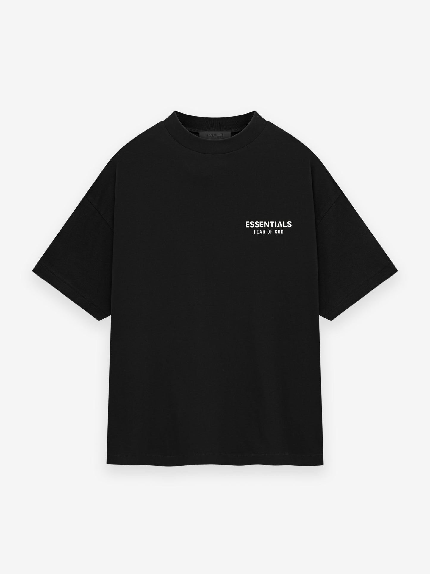 Fear of God Essentials Jersey Crewneck T-Shirt (FW24) Black