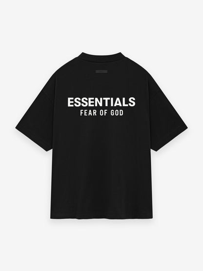 Fear of God Essentials Jersey Crewneck T-Shirt (FW24) Black