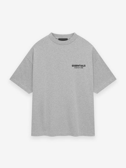 Fear of God Essentials Jersey Crewneck T-shirt (FW24) Light Heather Gray