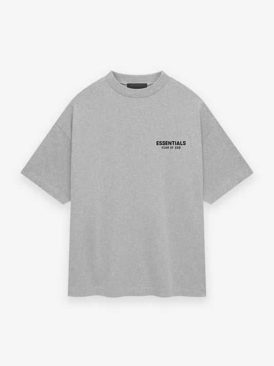 Fear of God Essentials Jersey Crewneck T-shirt (FW24) Light Heather Gray