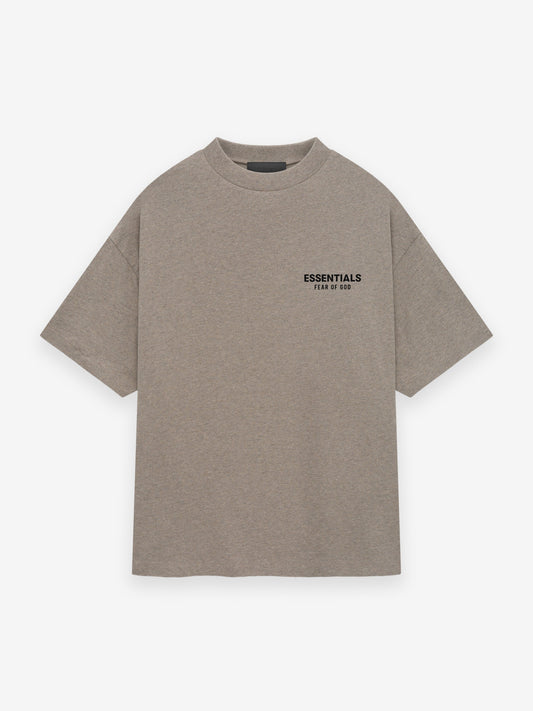 Fear of God Essentials Jersey Crewneck T-shirt (FW24) Heather Gray