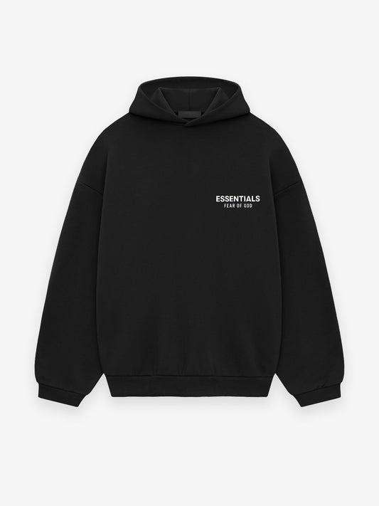 Fear of God Essentials Fleece Hoodie (FW24) Black