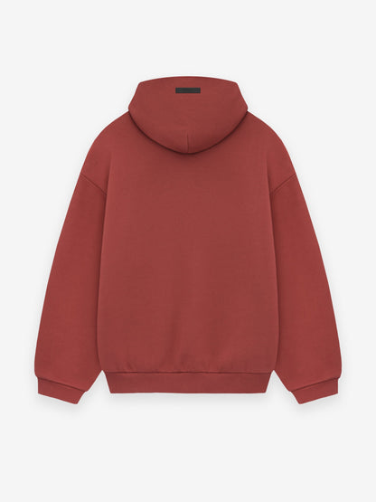 Fear of God Essentials Fleece Hoodie Crimson (FW24)