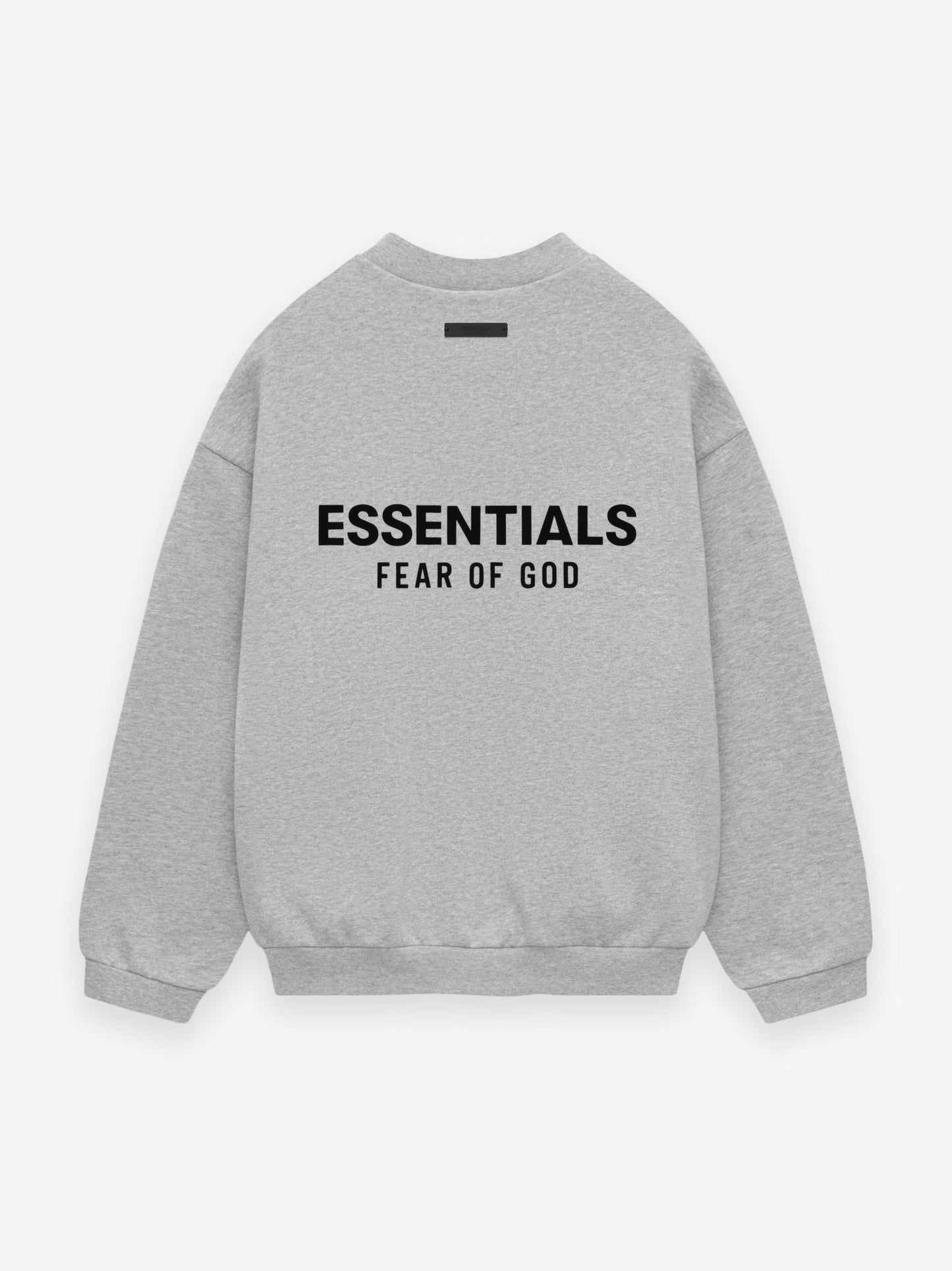 Fear of God Essentials Fleece Crewneck (FW24) Light Heather Gray