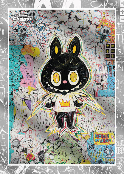 2025 Topps Chrome Labubu Hobby Box Sealed.