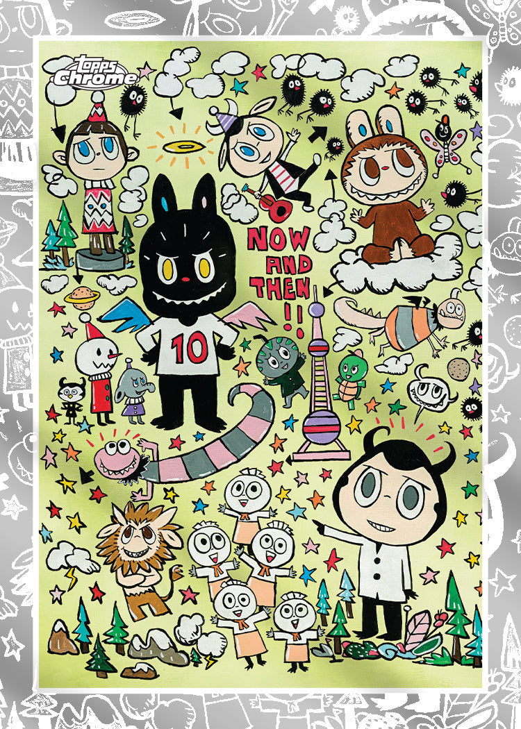 2025 Topps Chrome Labubu Hobby Box Sealed.