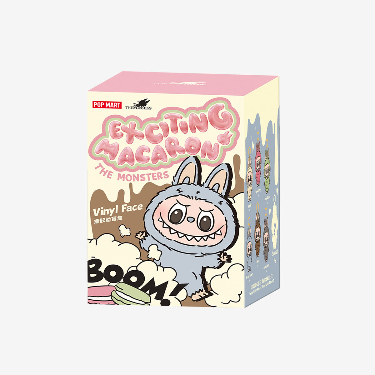 THE MONSTERS - Exciting Macaron Vinyl Plush Labubu Blind Box (1 Blind Box)