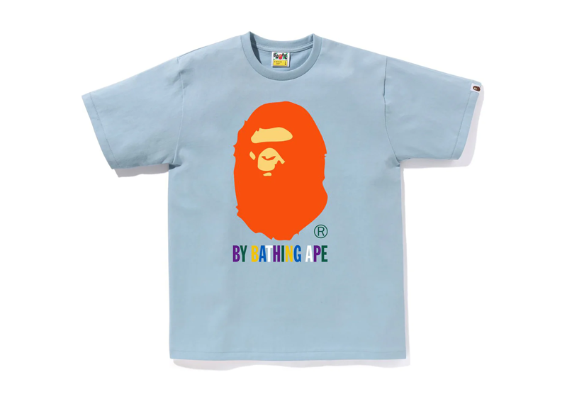 A BATHING APE TEE SHIRT COLORS- BLUE