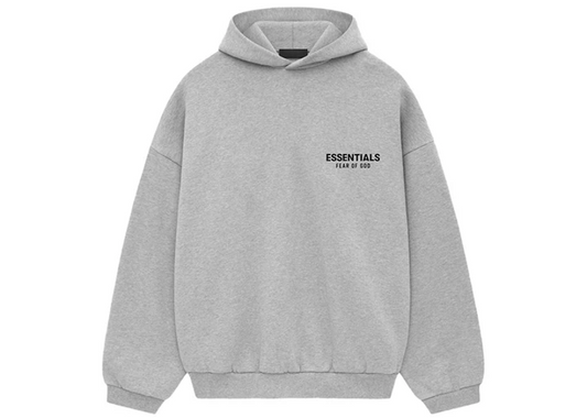 Fear of God Essentials Fleece Hoodie  (FW24) Light Heather Gray