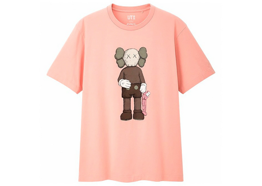 KAWS x Uniqlo Companion Tee Pink