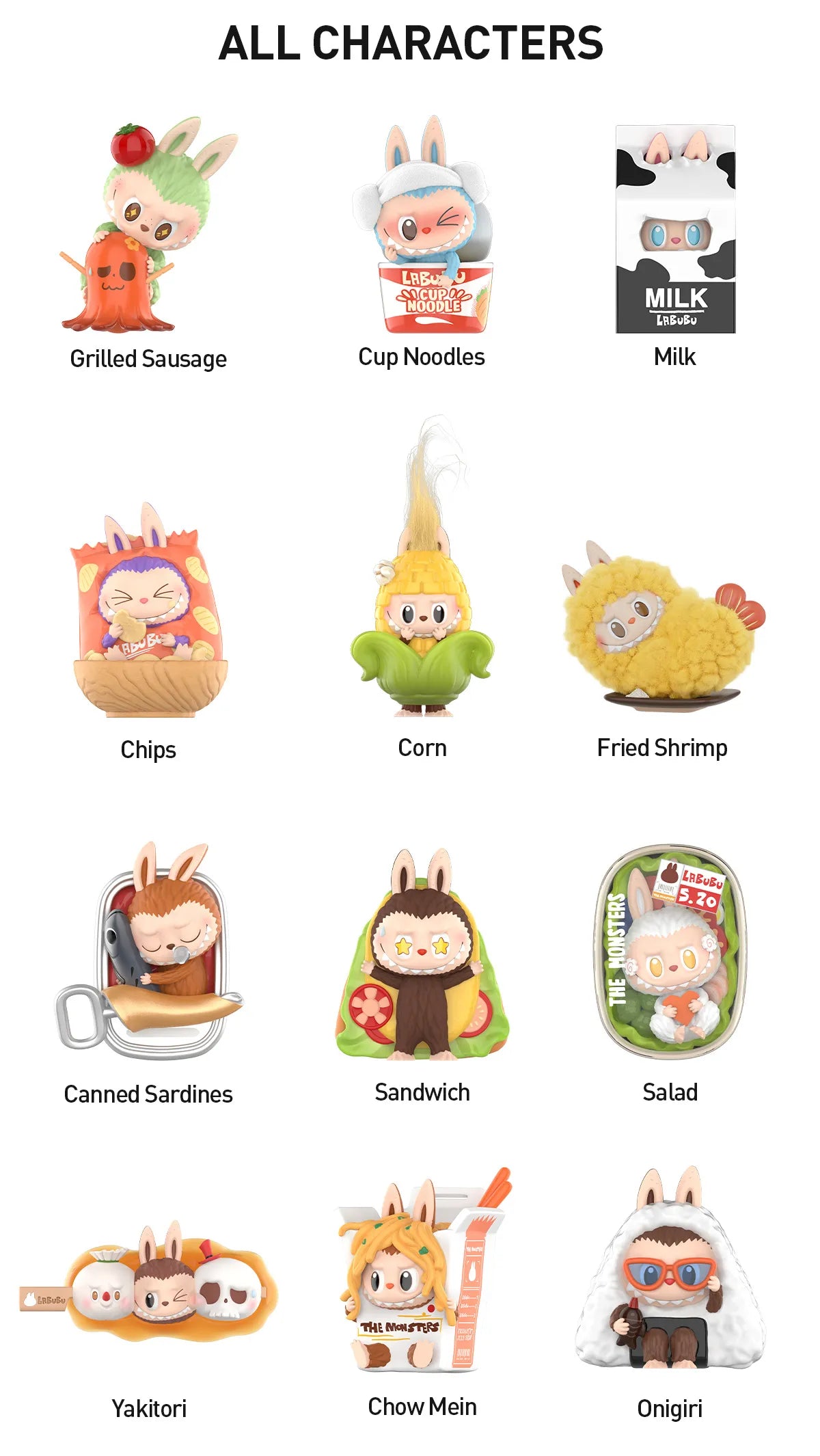 THE MONSTERS - Wacky Mart Series Figures Blind Box (1 Blind Box)