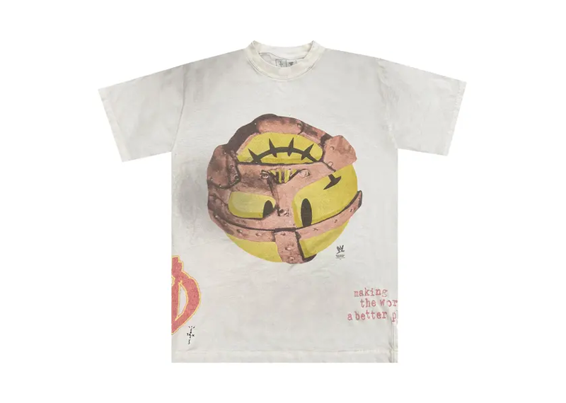 Cactus Jack by Travis Scott x WWE Mankind Tee White