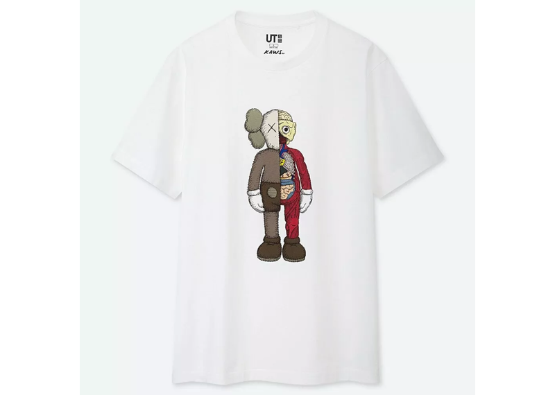 KAWS X Uniqlo Flayed Tee