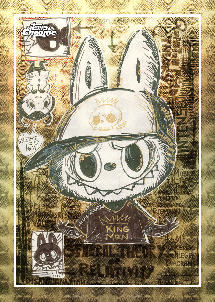 2025 Topps Chrome Labubu Hobby Box Sealed.