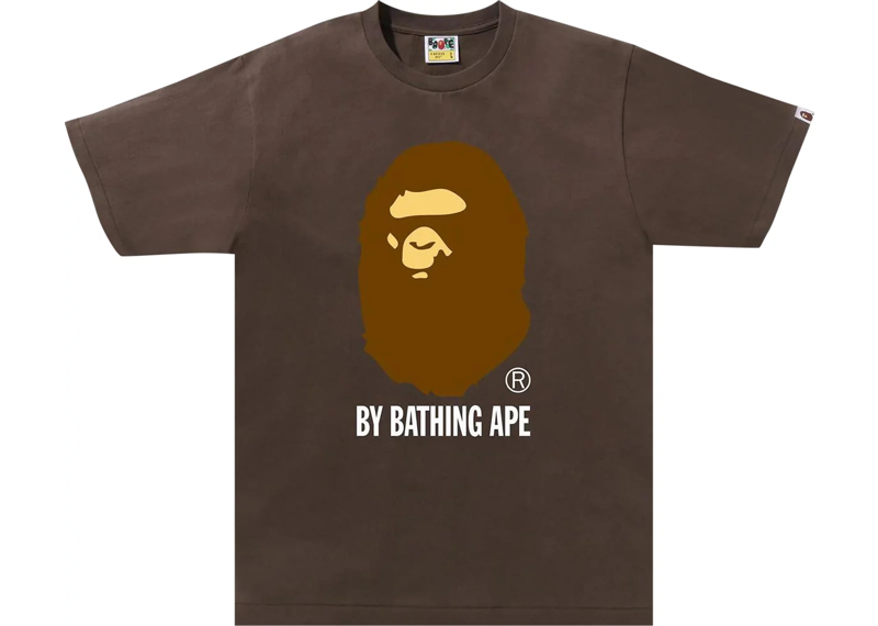 BAPE By Bathing Ape Tee Brown