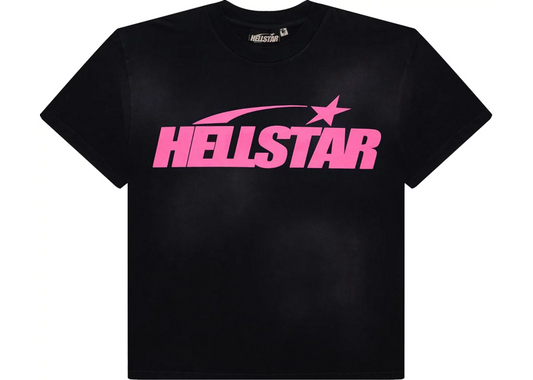 Hellstar Classic T-Shirt (Regular Print) Black/Pink