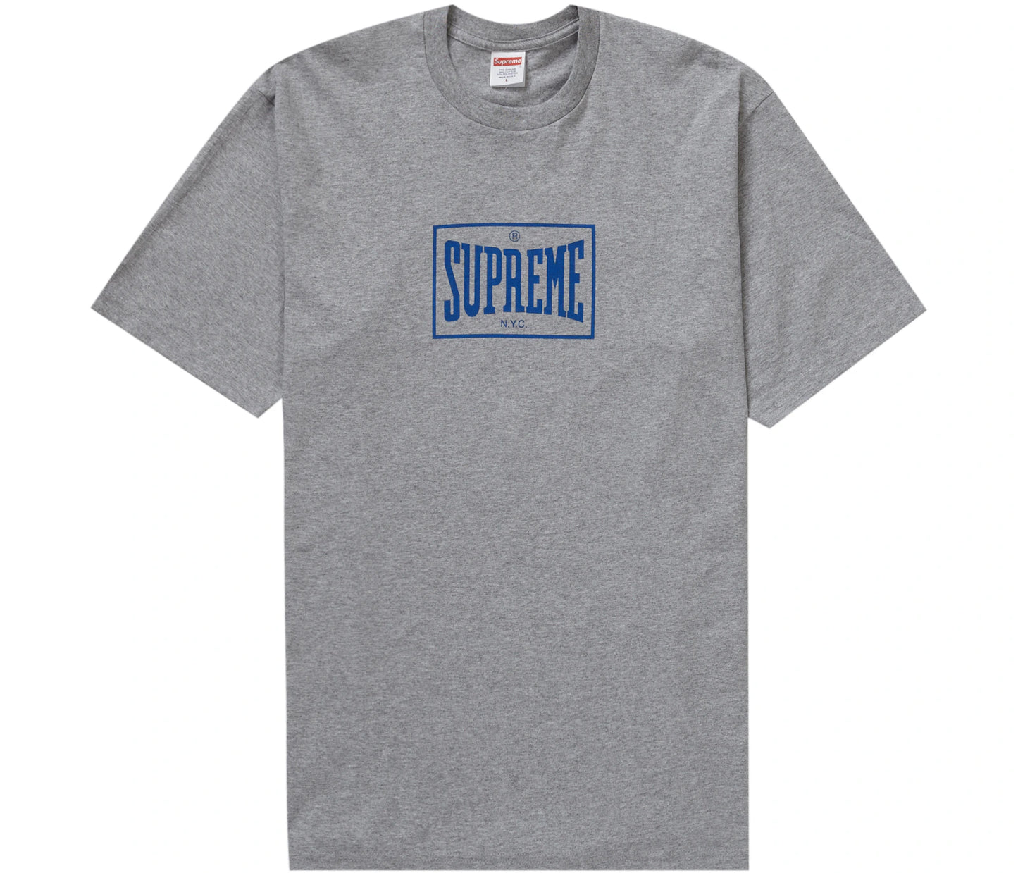 Supreme Warm Up Tee Heather Grey