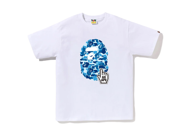 Bape ABC Camo Tee Online Exclusive Blue/White