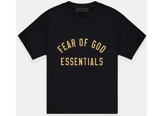 Fear of God Essentials Jersey Crewneck Tee - Black Tri-Blend