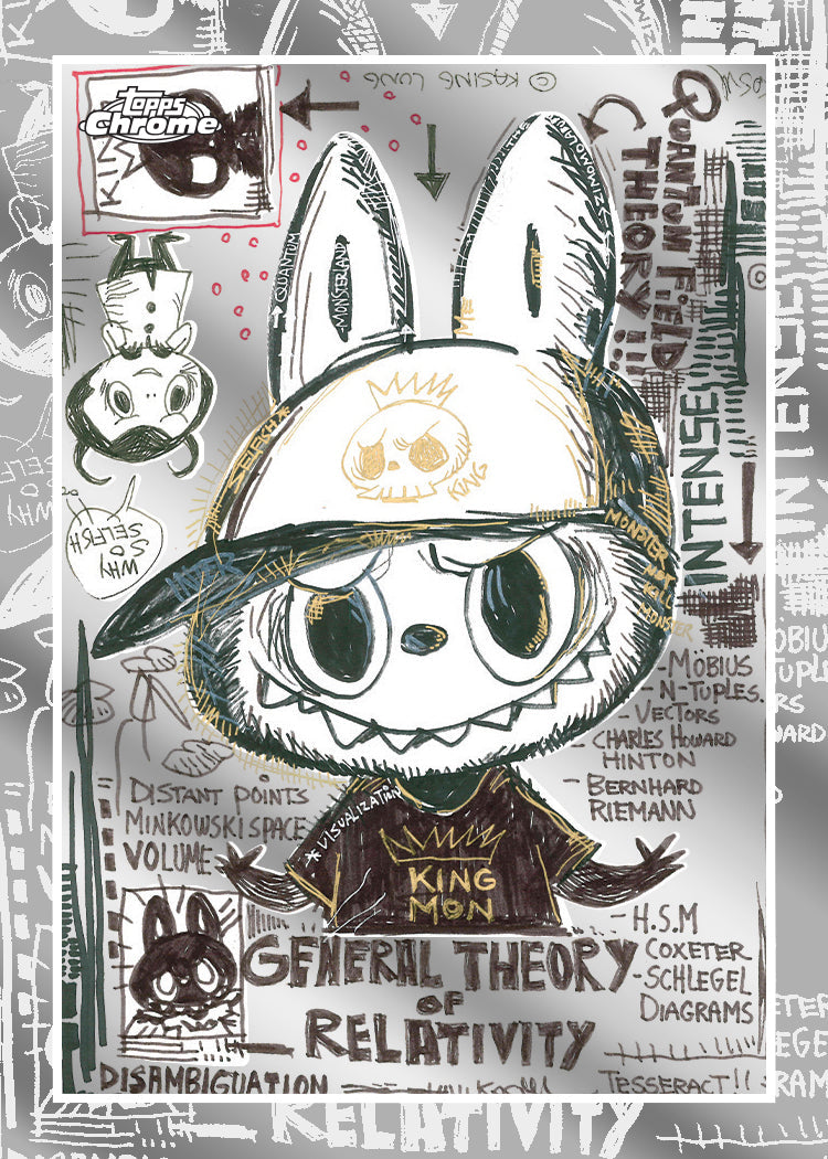 2025 Topps Chrome Labubu Hobby Box Sealed.