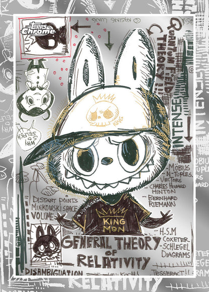 2025 Topps Chrome Labubu Hobby Box Sealed.