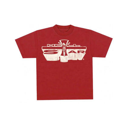 Hellstar Jesus Emblem T-shirt Red