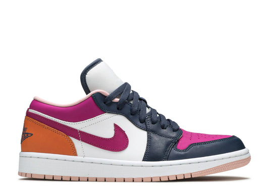 Air Jordan 1 Low Mismatched - Purple Magenta