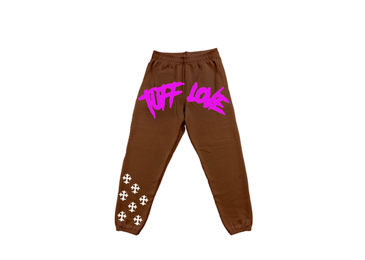 Tuff Love Sweatpants (Brown)
