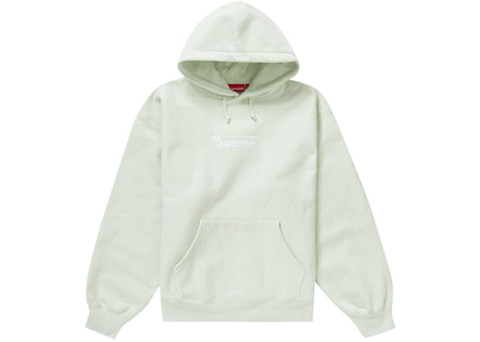 Supreme Box Logo Hooded Sweatshirt (FW23) Light Green