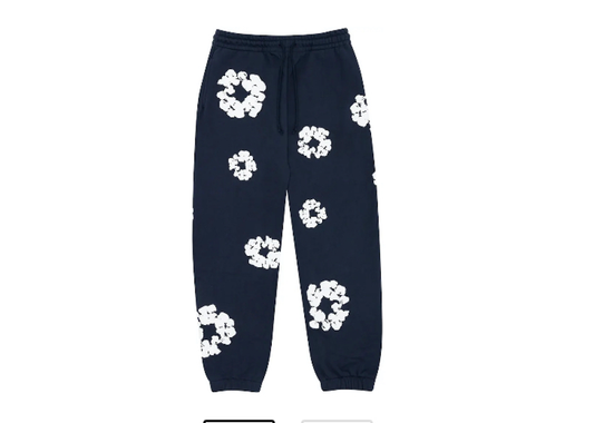 DENIM TEARS THE COTTON WREATH SWEATPANTS NAVY