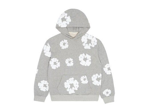 DENIM TEARS THE COTTOM WREATH SWEATSHIRT - GREY