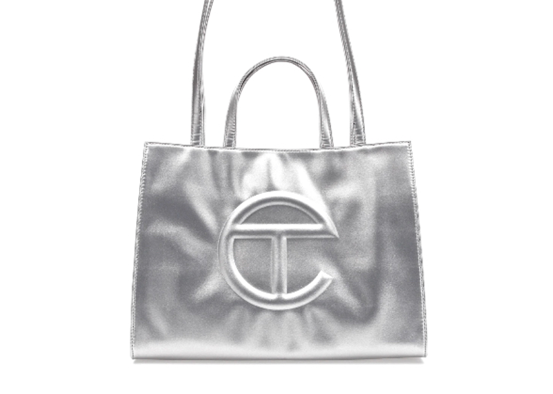 TELFAR BAG SILVER - MED