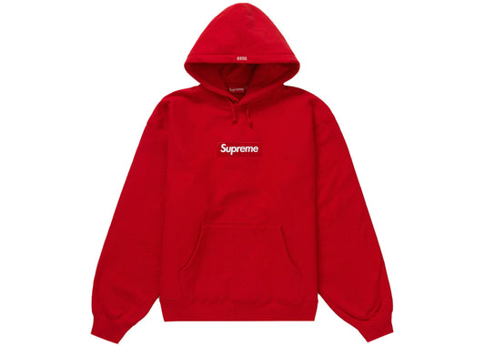 Supreme Box Logo Hooded Sweatshirt (FW23) Red