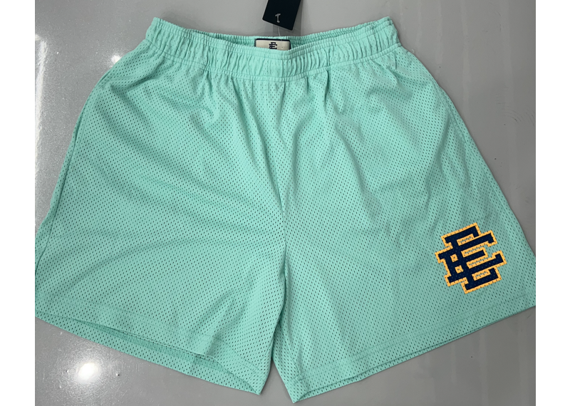 ERIC EMANUEL BASIC SHORTS - TEAL/YELLOW