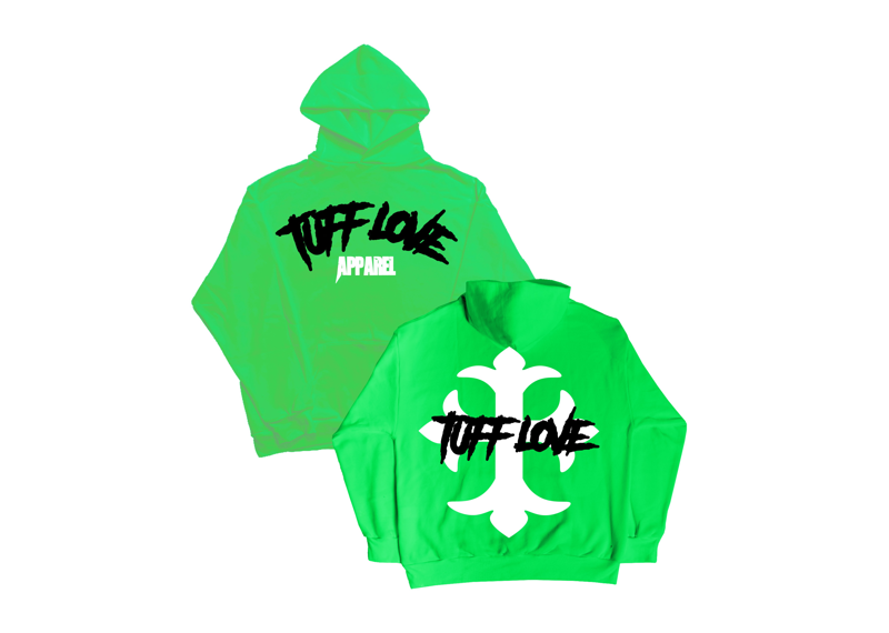 Tuff Love Hoodie (Green)