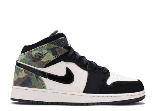 Air Jordan 1 Mid SE GS Camo