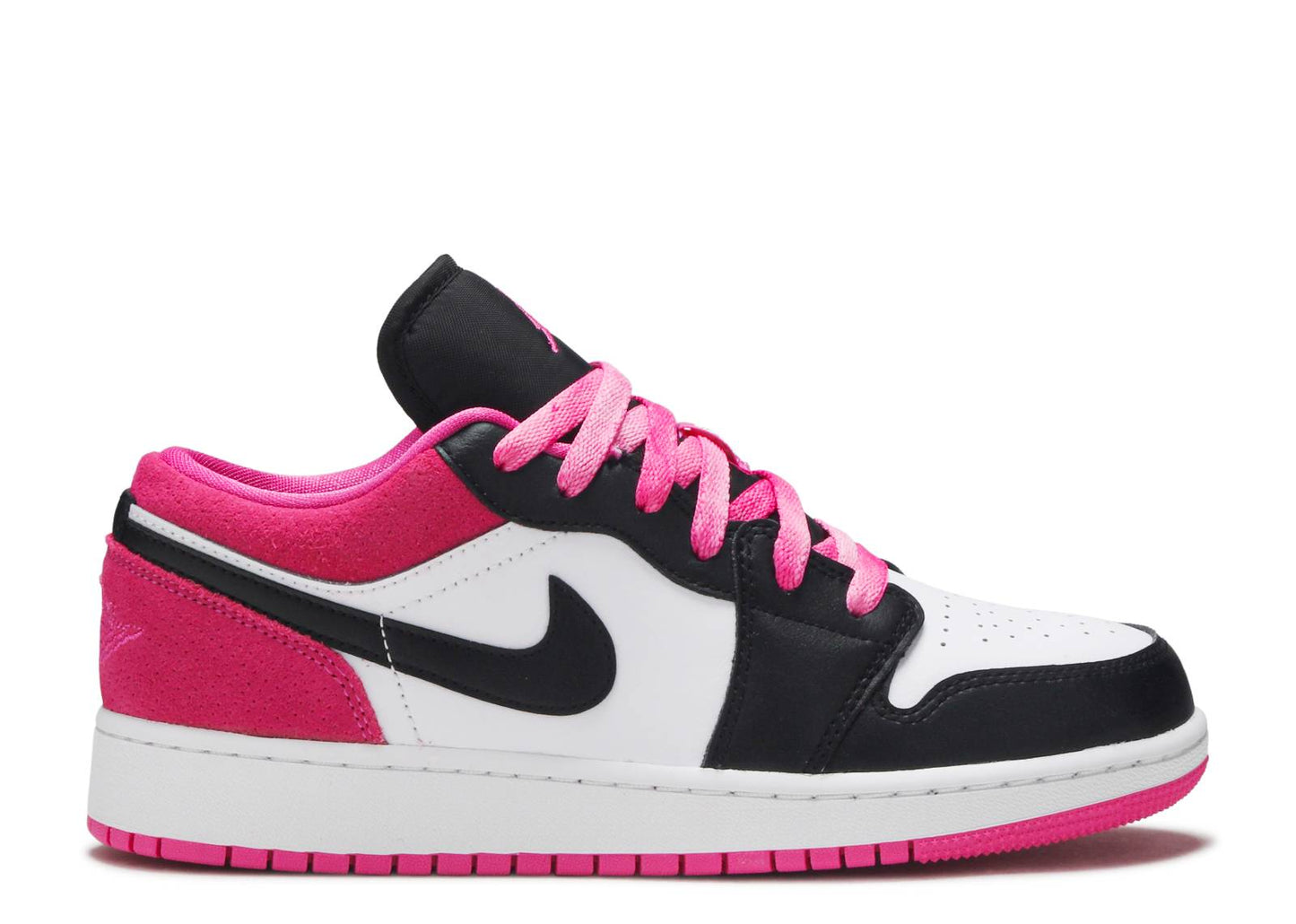 Air Jordan 1 Low SE GS Black Active Fuchsia