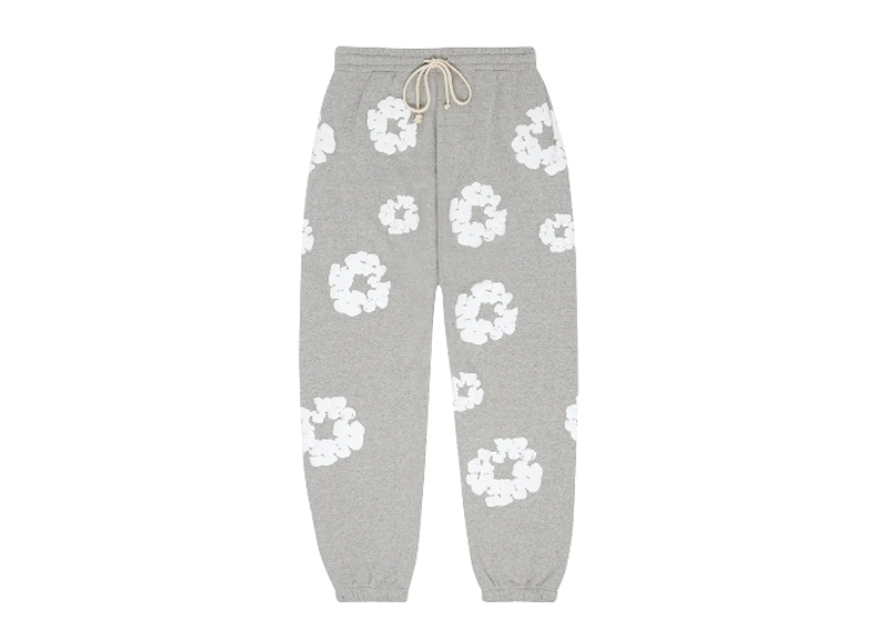 DENIM TEARS THE COTTON WREATH SWEATPANTS GREY