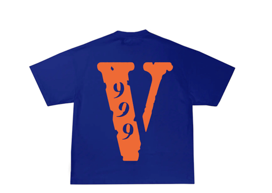 JUICE WRLD X VLONE 999 TEE BLUE