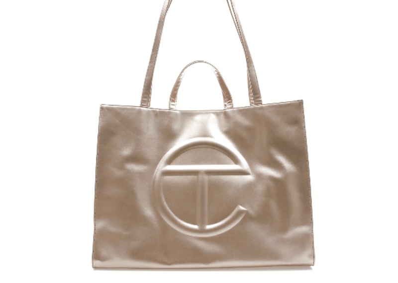 TELFAR BAG LARGE - GOLD