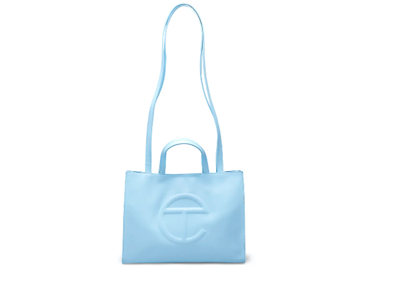 TELFAR MEDIUM BAG - POOL BLUE